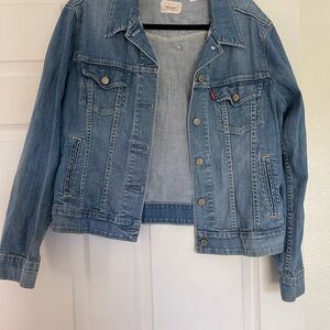 Levi's Blue Denim Jacket Womens Size Large